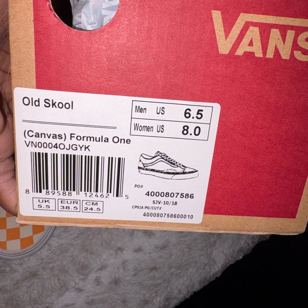 Vans Formula One Canvas Sneakers